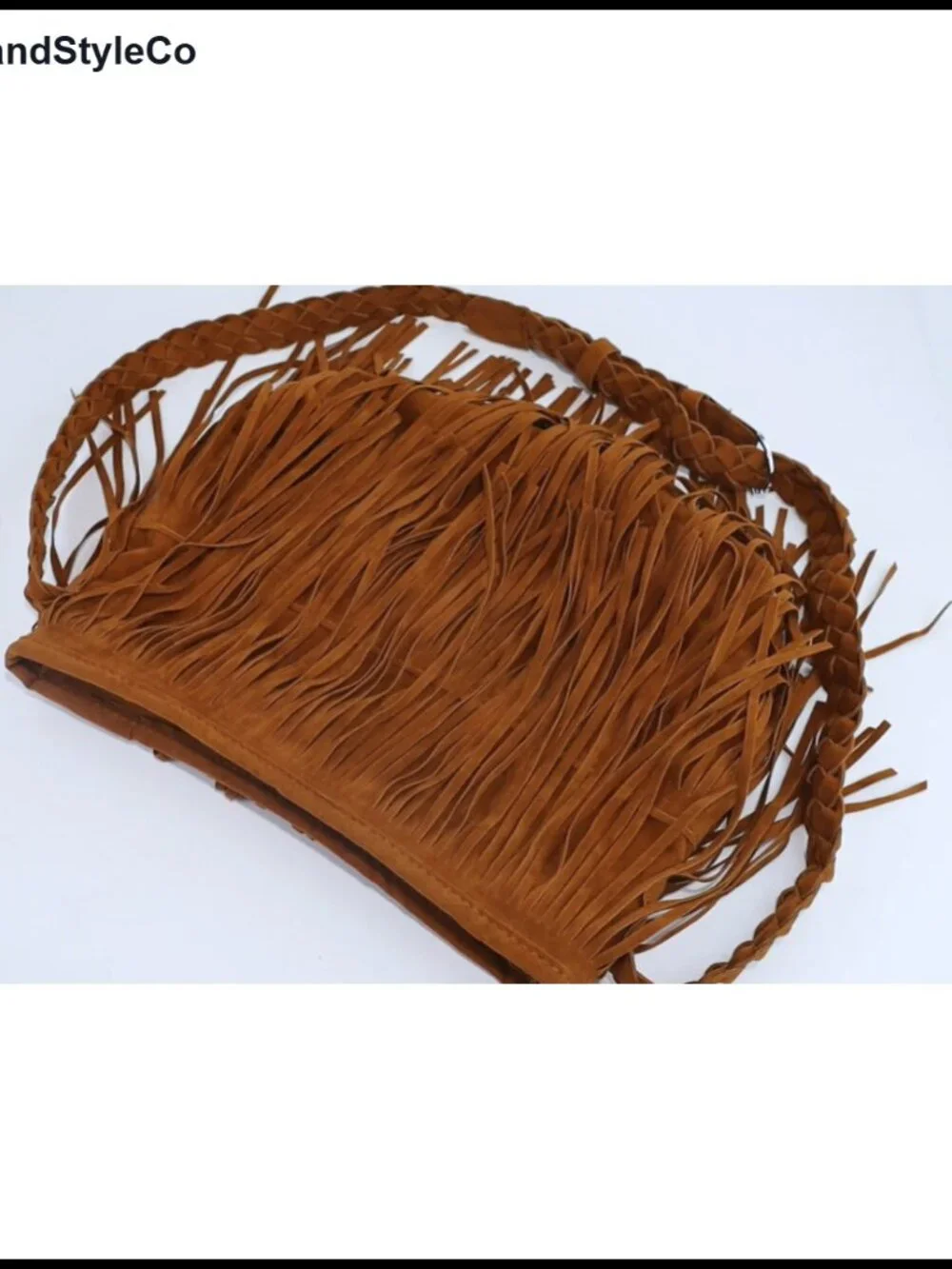 Fringe Crossbody Bag Women Large Hobo Shoulder Purse with Woven Strap